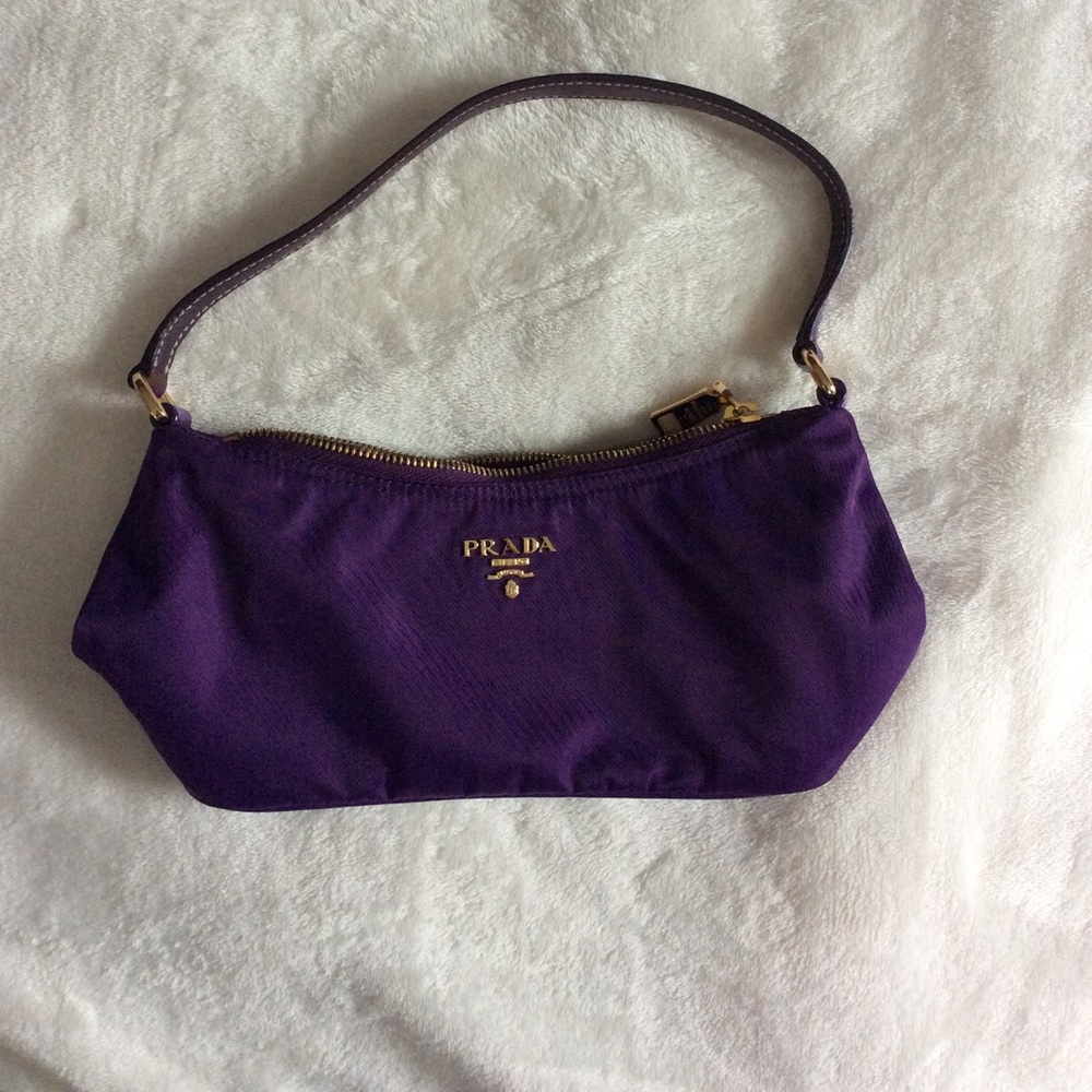 Prada Tessuto+Vernice Viola mini-bag
